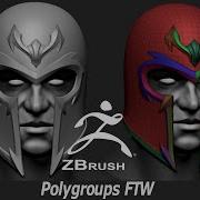 Magneto S Helmet Time Lapse Using Polygroups For Hard Surface Modeling