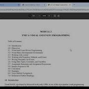 Cit213 Elementary Data Processing Lecture