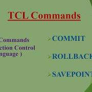 TCL Commands In SQL Explained COMMIT ROLLBACK SAVEPOINT With Examples