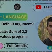 What Is Default Arguments In C Functions In C Sum Of 2 3 Or 4 Values In C Tasincoder
