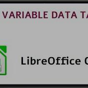 CA P10 One Variable Data Table LibreOffice Calc