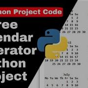 Free Calendar Generator Python Project With Source Code Python Tutorial Ravieditz