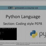 1 5 Python Coding Style PEP8