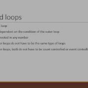 Visual Basic Understanding Nested Loops