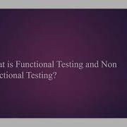 What Is Functional And Non Functional Testing