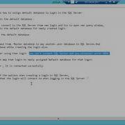 DEFAULT DATABASE IN SQL SERVER