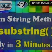 Substring In Java Java Substring Method With Syntax And Examples YP Computer Classes