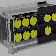 Casing Flip Disc Binary Clock