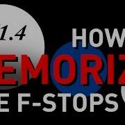 How To Memorize The F Stop Scale Easily