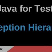 Java For Testers Part 190 Exception Hierarchy