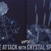 Ice Attack With Crystal Spike VFX Unreal Engine Preview
