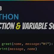 Python 108 Function Variable Scope