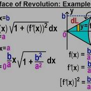 Calculus 2 Ch 19 Surface Area Of Revolution 10 Of 11 Example 4