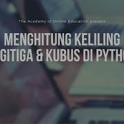 Menghitung Keliling Segitiga Kubus Di Python