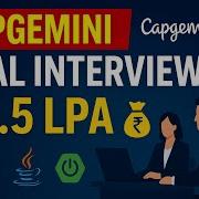 Capgemini Java Developer Interview 3 7 Years Experience Spring Boot Microservices SQL
