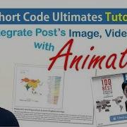 Integrate Post S Image Video Button With Animation ShortCode