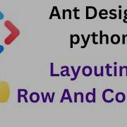 Ant Design UI Python Layouting DetailGroup DetailItem Row And Column