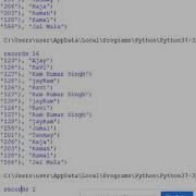 Display Data By Using Fetchone Fetchall Rowcount