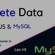 How To Delete Data From Database Using Node Js MySQL