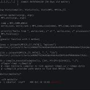Native Compilation Of Parallel Hello World With MPI In Julia