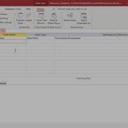 How To Create A Table Using Table Design In MS Access Office 365