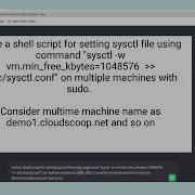 Automate Sysctl File Configuration On Servers With A Shell Script Sysctl Command Chatgpt