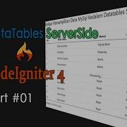 CodeIgniter 4 DataTables Server Side Part 01