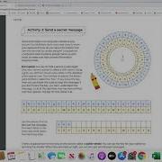 CS First Unplugged Activity Send A Secret Message