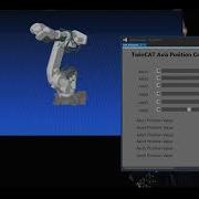 TwinCAT3 6 Axis Robotic Arm 3D Simulation C WPF