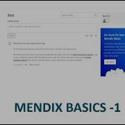 Mendix Basics Chapter 1 App Create Dev Portal IDE Modules Domain