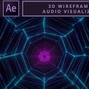 3D Wireframe Audio Visualizer After Effects Tutorial