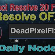 DaVinci Resolve 20 Fusion Dead Pixel Fixer Node