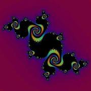 Julia Set Animated By Traversing The Cardioid Of The Mandelbrot Set Colorized Version