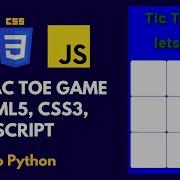 Tic Tac Toe Game In HTML5 CSS3 And JavaScript Html Projects HTML5 Tutorial