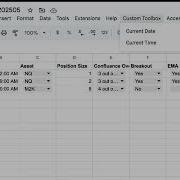 How To Build A Custom Menu In Google Sheets To Add The Current Date And Time