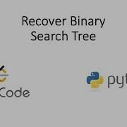 Leetcode Recover Binary Search Tree Python