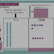 Double Digit Addition With Regrouping Using Base Ten Blocks Sums Up To 100