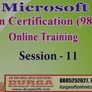 Microsoft Python Certification 98 381 Online Training Session 11 By DURGA Sir
