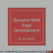 PHP JayFuletra HTML MYSQL DWPD Introduction Of DWPD And PHP Lecture 1 By Jay Fuletra