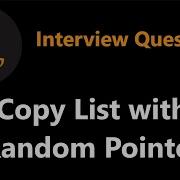 Copy List With Random Pointer Linked List Leetcode 138