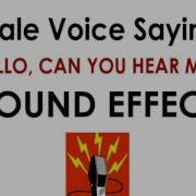 Hello Can You Hear Me Male Voice Phone Sound Effect