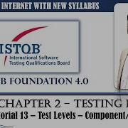 ISTQB FOUNDATION 4 0 Tutorial 13 2 2 1 Test Levels Test Types Component Testing CTFL