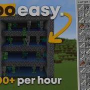 EASIEST Mob Farm In Minecraft 1500 Items Per Hour ANY Java Version