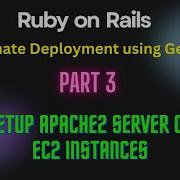 Part 3 Automate Ruby On Rails Deployment Using Mina Gem Setup Apache2 Server On EC2 Instances
