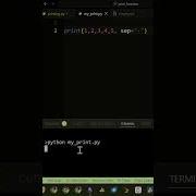 Change The Separator In The Python Print Function