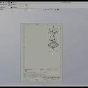 Чертеж SolidWorks Разнесенный вид
