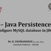 EP0020 JPA Java Persistence API Configuring MySQL Database In JBOSS Server