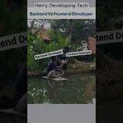 Backend Vs Frontend Developer Who Reigns Supreme Shorts Shortvideo Video Memes Fyp