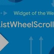 ListWheelScrollView Flutter Widget Of The Week