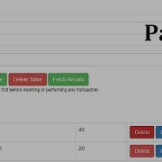 Offline Relational Database Using HTML5 And JavaScript SQL Query Part 5